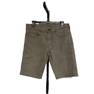 Levis mens jeans denim shorts stretch KHAKI waist 31 inseam 10 inches NWOT A12